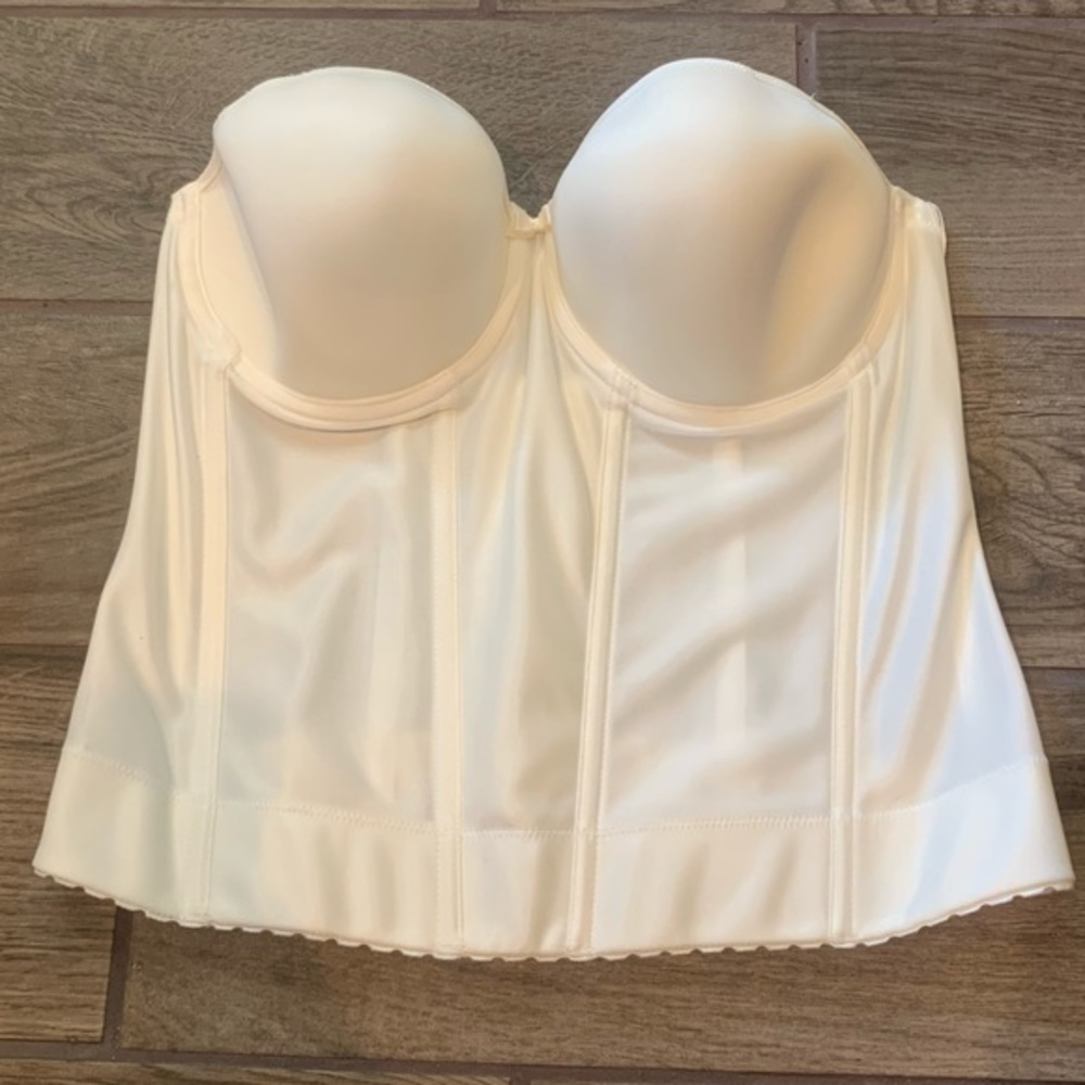 Elomi Seamless Longline Bra Style 1231 34E Ivory
